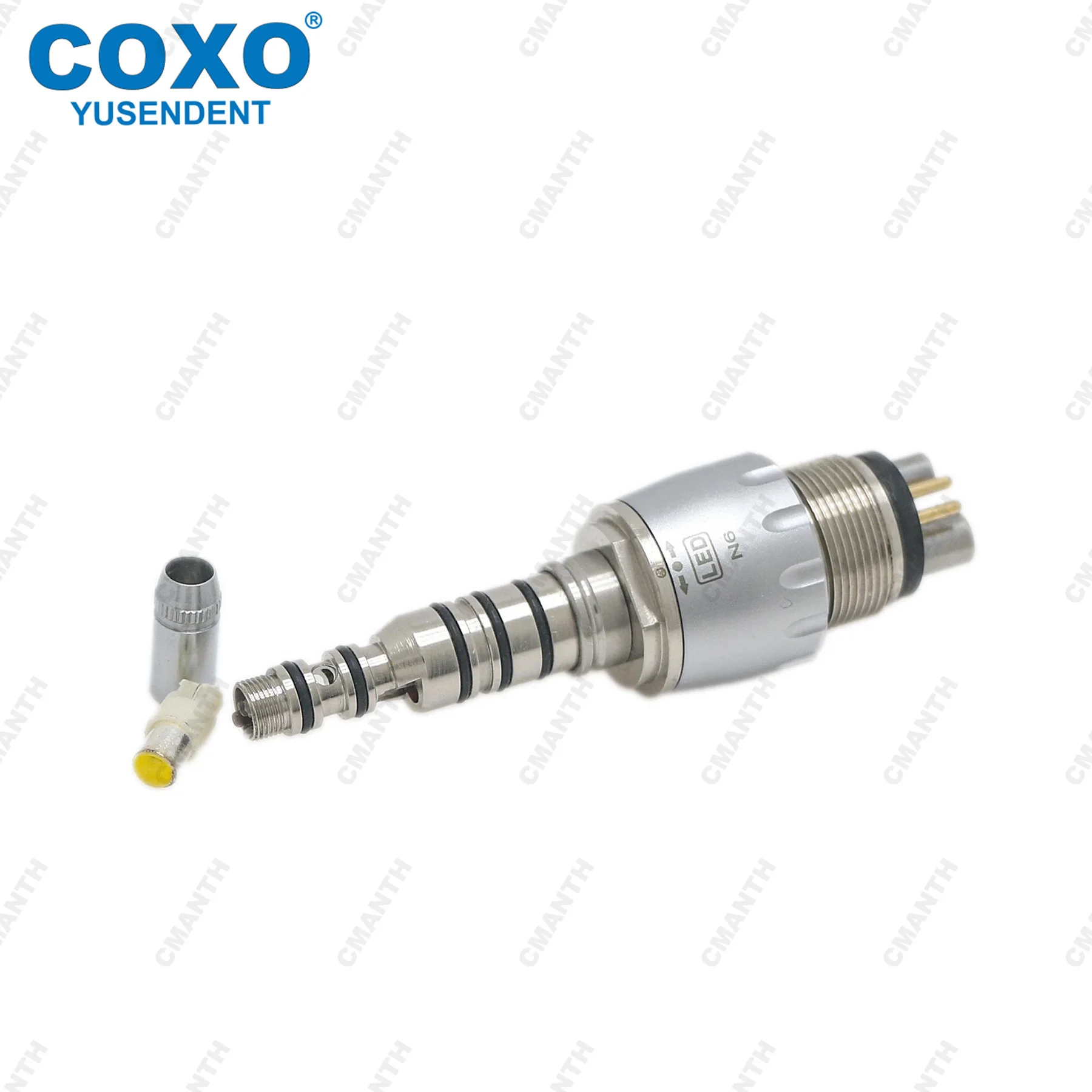 COXO Handstück Dental-Turbine Faseroptik Hochgeschwindigkeits-Handstück 6-Pin-Kupplung Passend für KAVO NSK Sirona Zahnarztwerkzeuge CX207 G – Detail 3