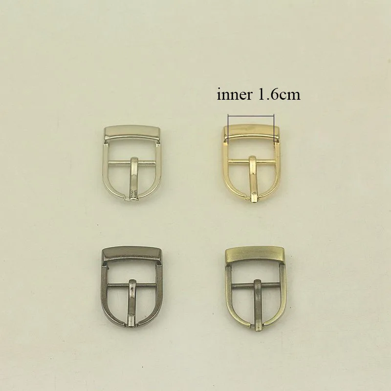 

30pcs 16mm Metal Pin Belt Buckles Adjuster Bags Strap Slider Shoes Buckle DIY Leather Hardware Accessories