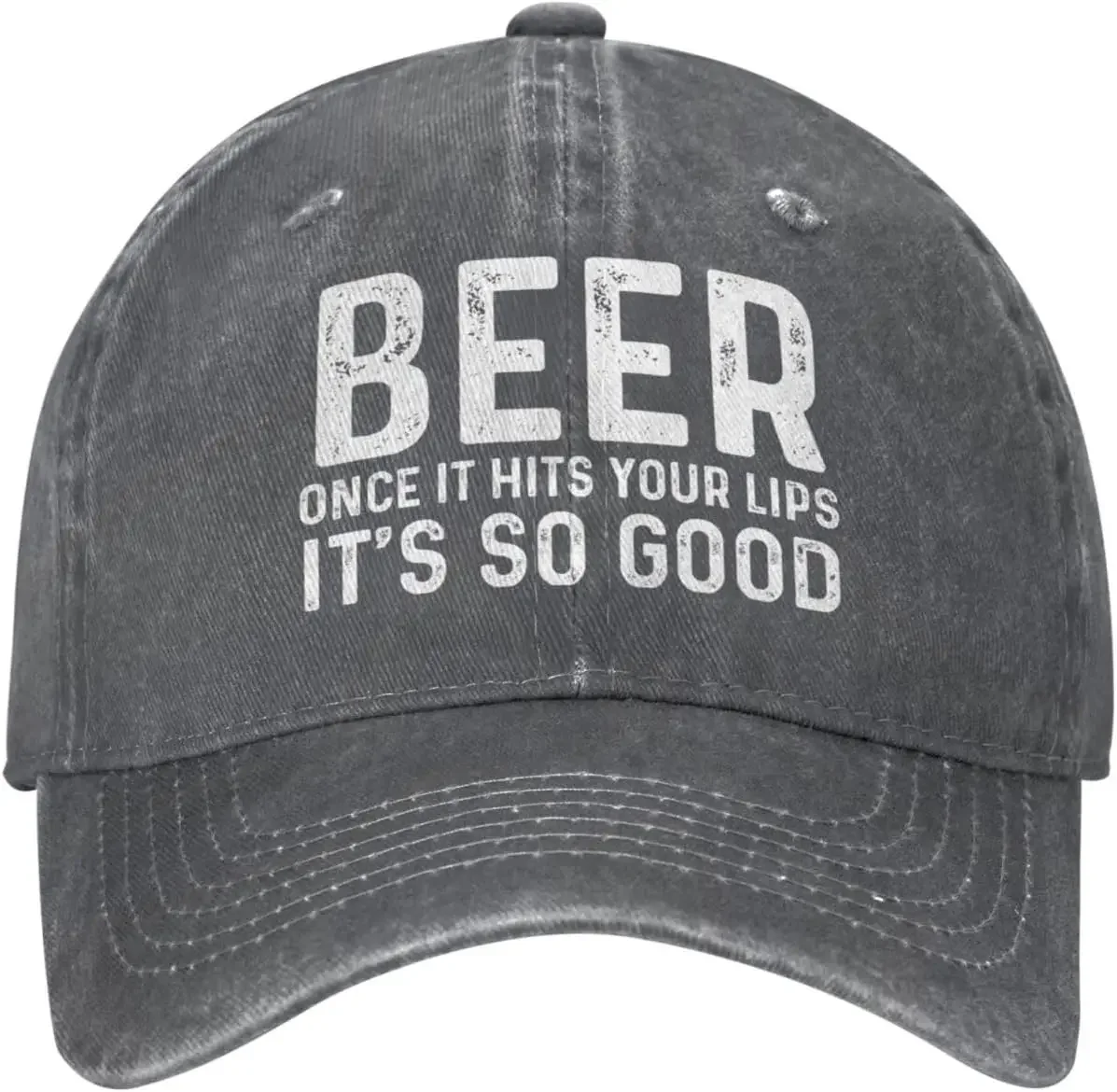 Beer Once It Hits Your Lips It's So Goods Hat for Men Dad Hats Trendy Hat