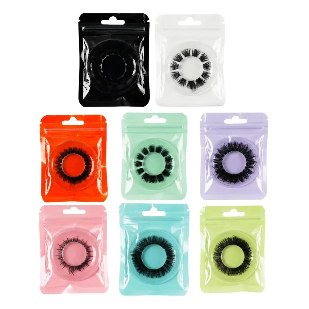 Piekerige Faux Nertsachtige Haar Gesegmenteerde Wimpers Oog Langwerpige Curling Pluizige Valse Wimpers Make Dikke 3D Wimpers Dames