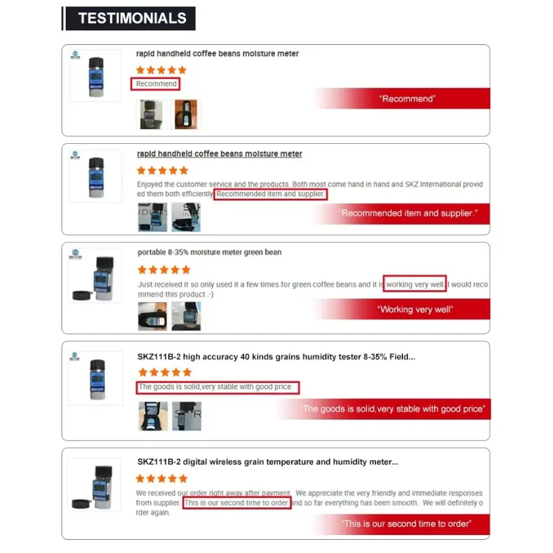 2025/جهاز قياس رطوبة الطعام محلل مقياس رطوبة الحبوب الرقمي #5