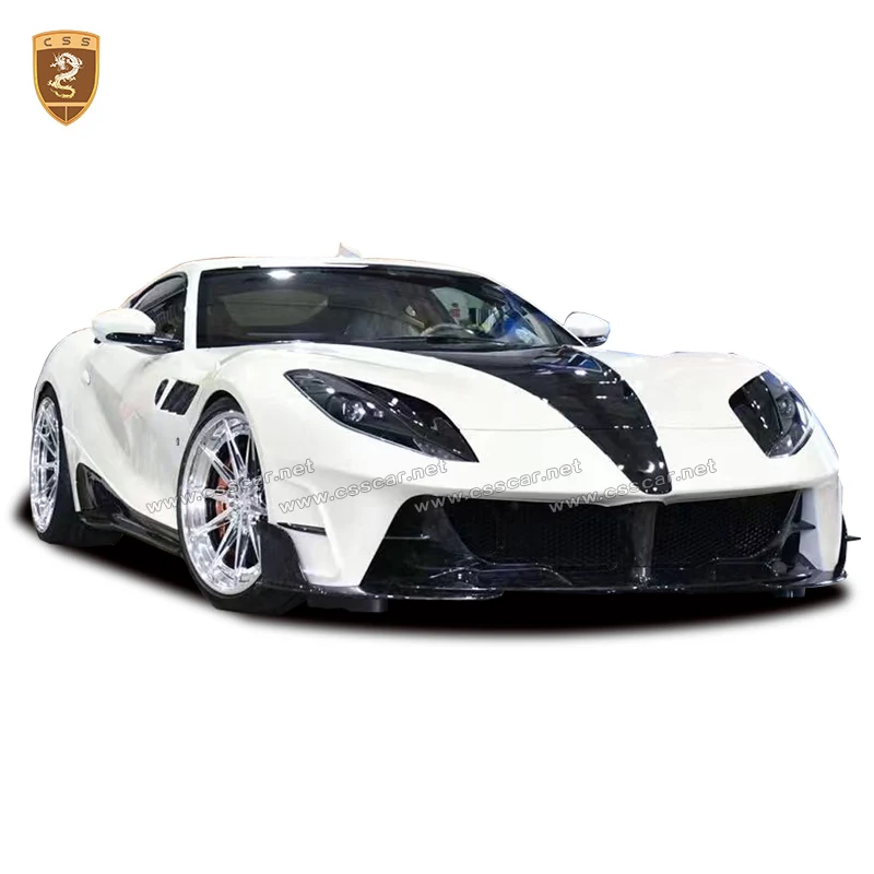 Car Fender For Ferrari 812 Wheel Arches Wing Expander Arch Eyebrow Car Mudguard Body Kit Protector Cover Mud Guard Accessories