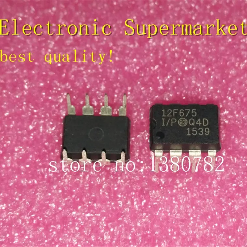 Free Shipping 20pcs-50pcs PIC12F675-I/P 12F675 DIP8  New original  IC In stock!