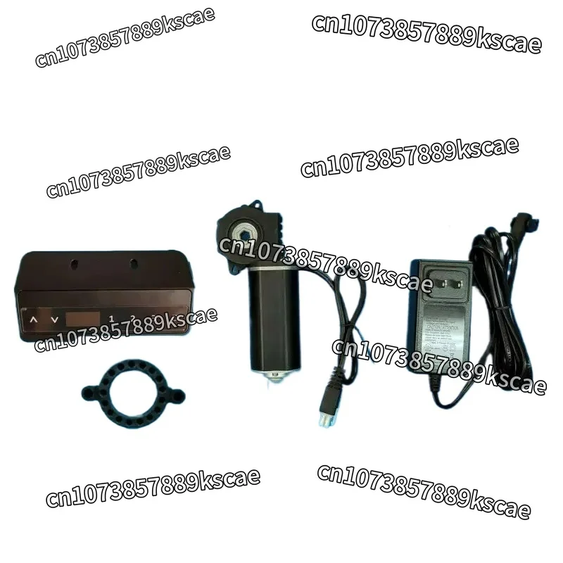 94A10 Manual Control Integrated 3-piece Lifting Table Motor Set 6MM/8MM Hexagonal Hole Can Bear 40kg 107RPM