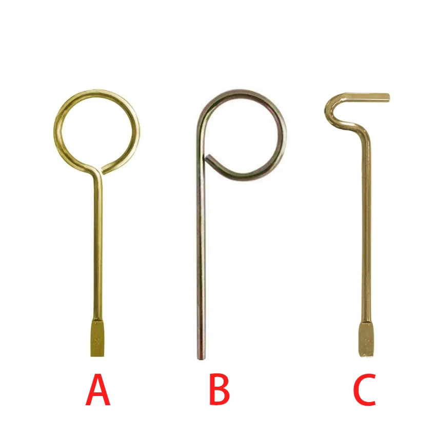 5 pieces Bedroom/Bathroom Door Emergency Keys Compatible with Kwikset Interior Levers and Knobs