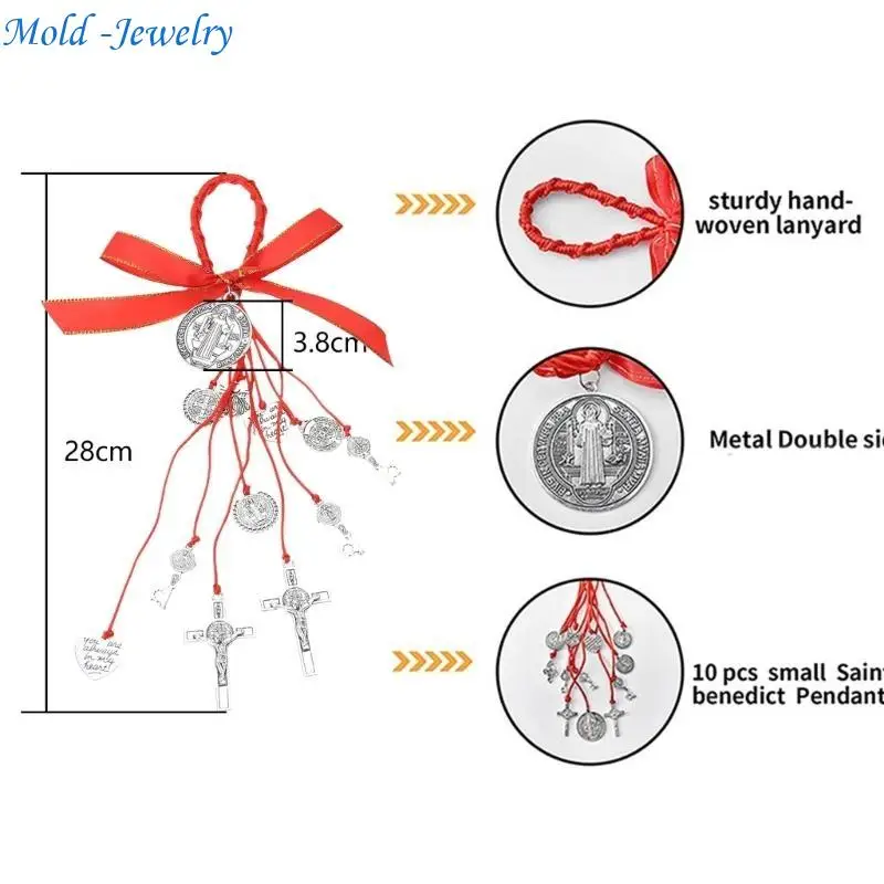 

69HB Christian Crucifix Pendant Suitable for Religious Ceremonies Present Collection