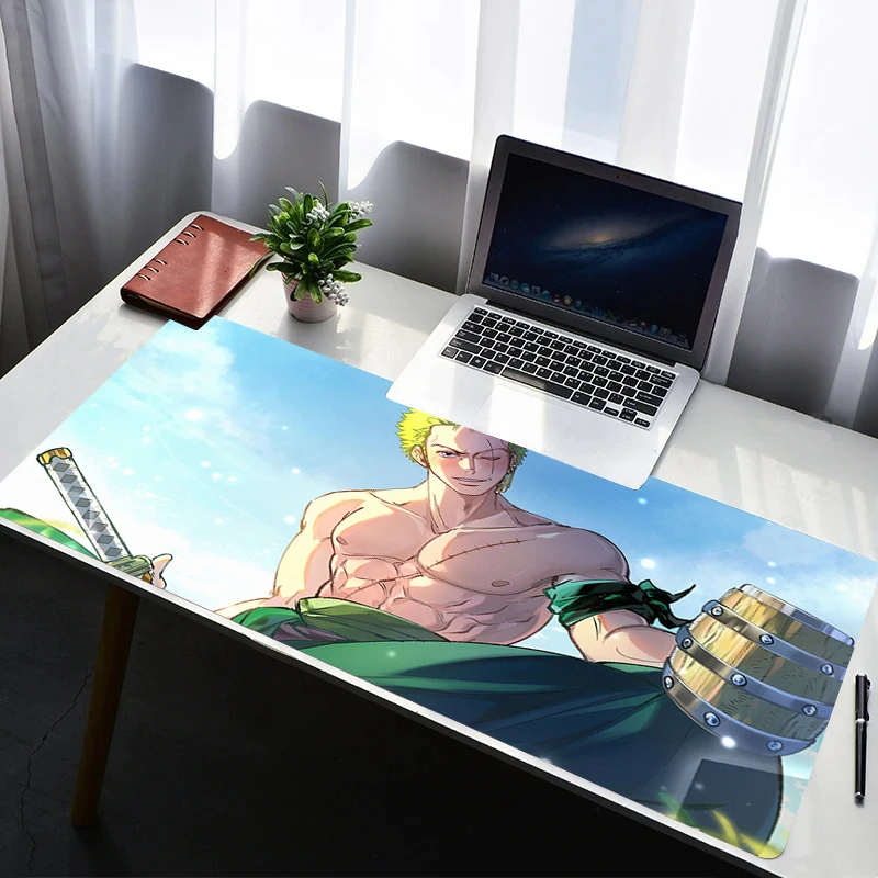 

Mouse Pad PC Accessories Non Slip Rubber One Piece Zoro Mousepad Laptop Gamer Office Keyboard Pad Computer Gaming Desk Mouse Mat