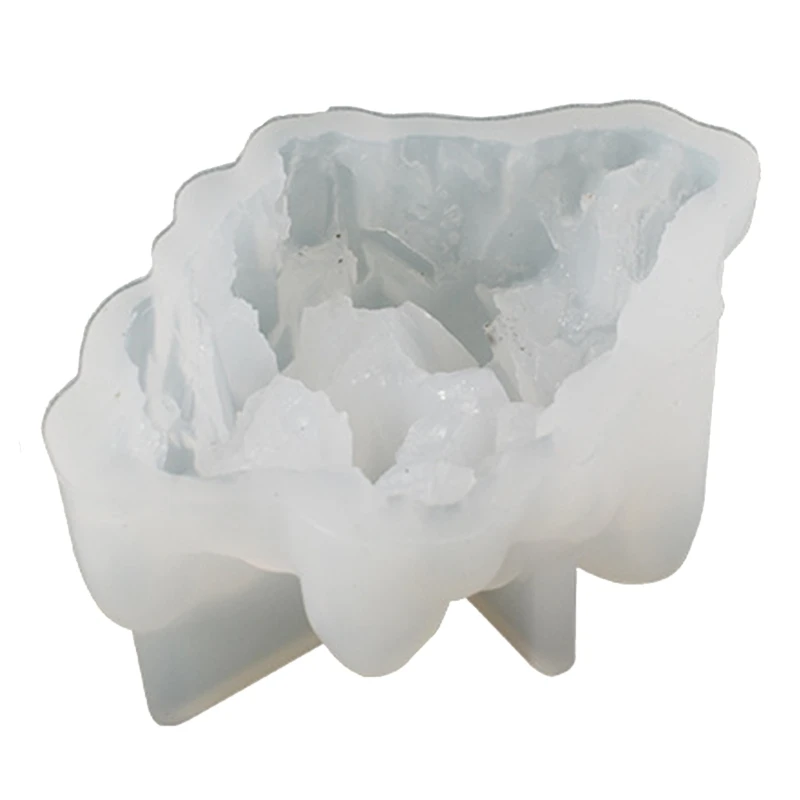 18 Styles Ice Cluster Ornament Diy Epoxy Crystal Cluster Mould Rockery Stone Ice Crystal Pillar Candle Silicone Mould