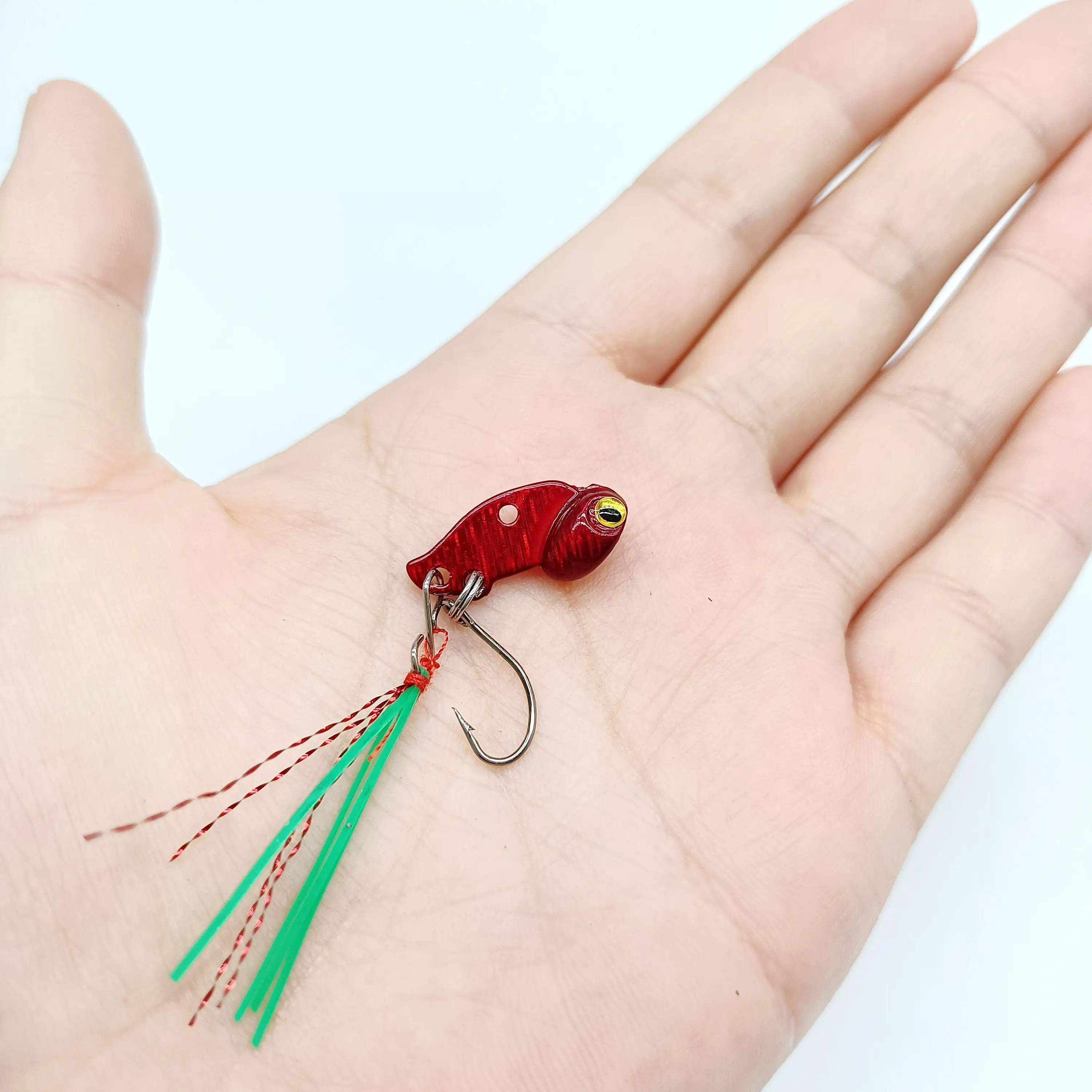 DUODUOYU 1PCS Mini VIB Angeln Lockt 3g/6g Kleine Crankbait Spinner Sinking Köder Künstliche Harten Köder angelgerät – Detail 5