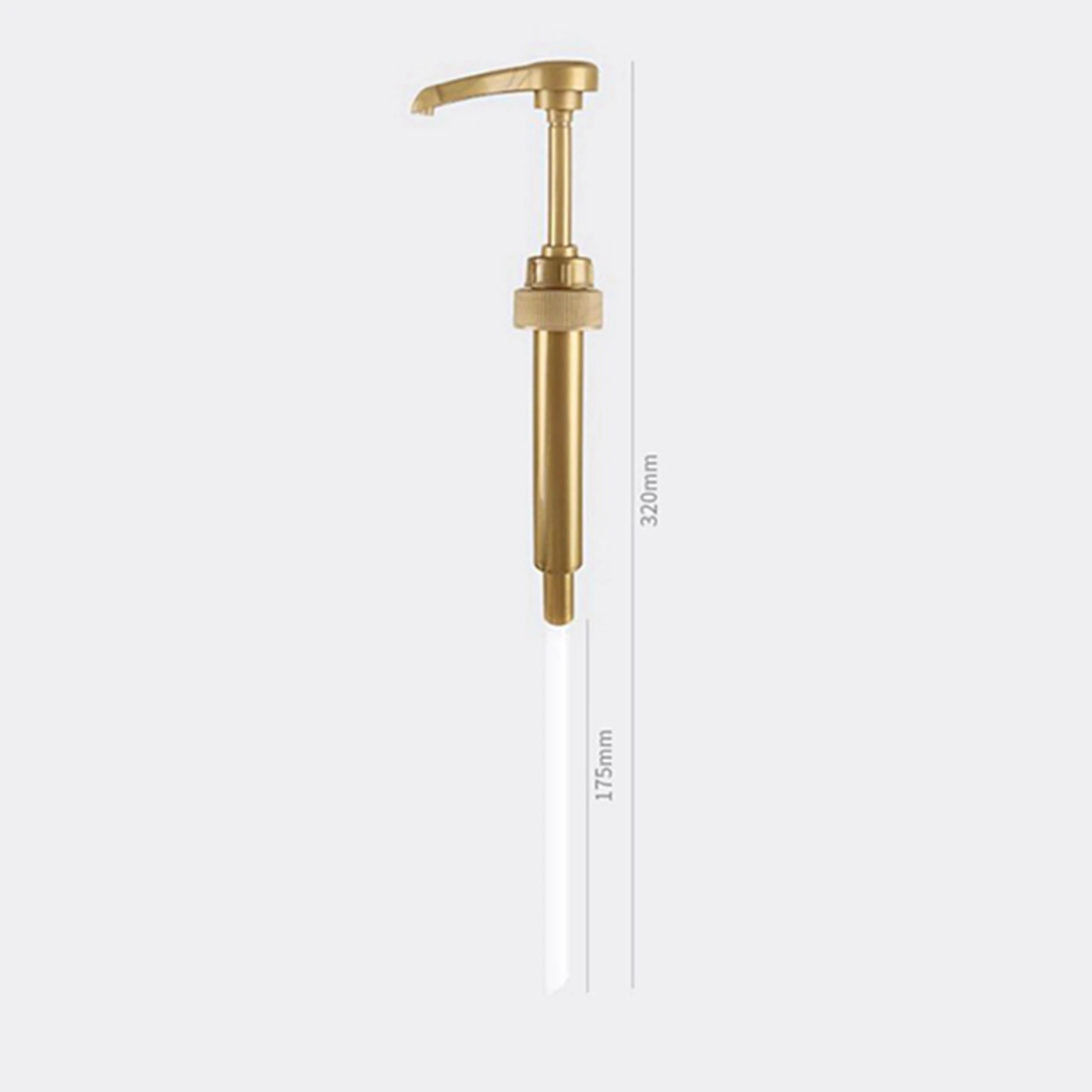 ABBK-20 pçs café leite chá dispensador xarope bomba ouro dispensador de líquido para torani xarope 8ml suco garrafa dispensador bomba