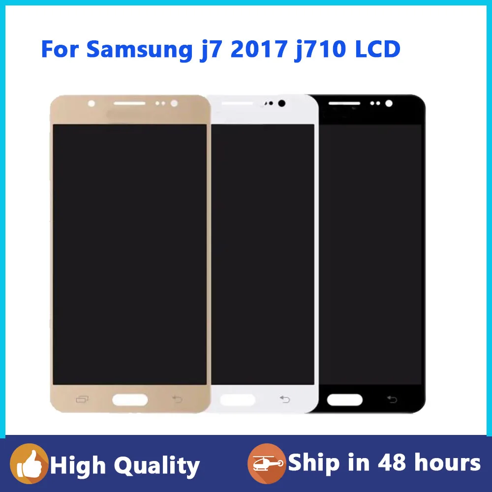 

OLED экран для Samsung Galaxy J7 2016 J710 ЖК-дисплей сенсорный экран J710F J710M J710FN дигитайзер в сборе Замена Ремонт