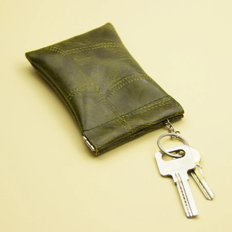 High Capacity Key Wallet Women Men Coin Housekeeper Keychain Purse Organizer Bag Car Keys Cover Simple Key Holder Case