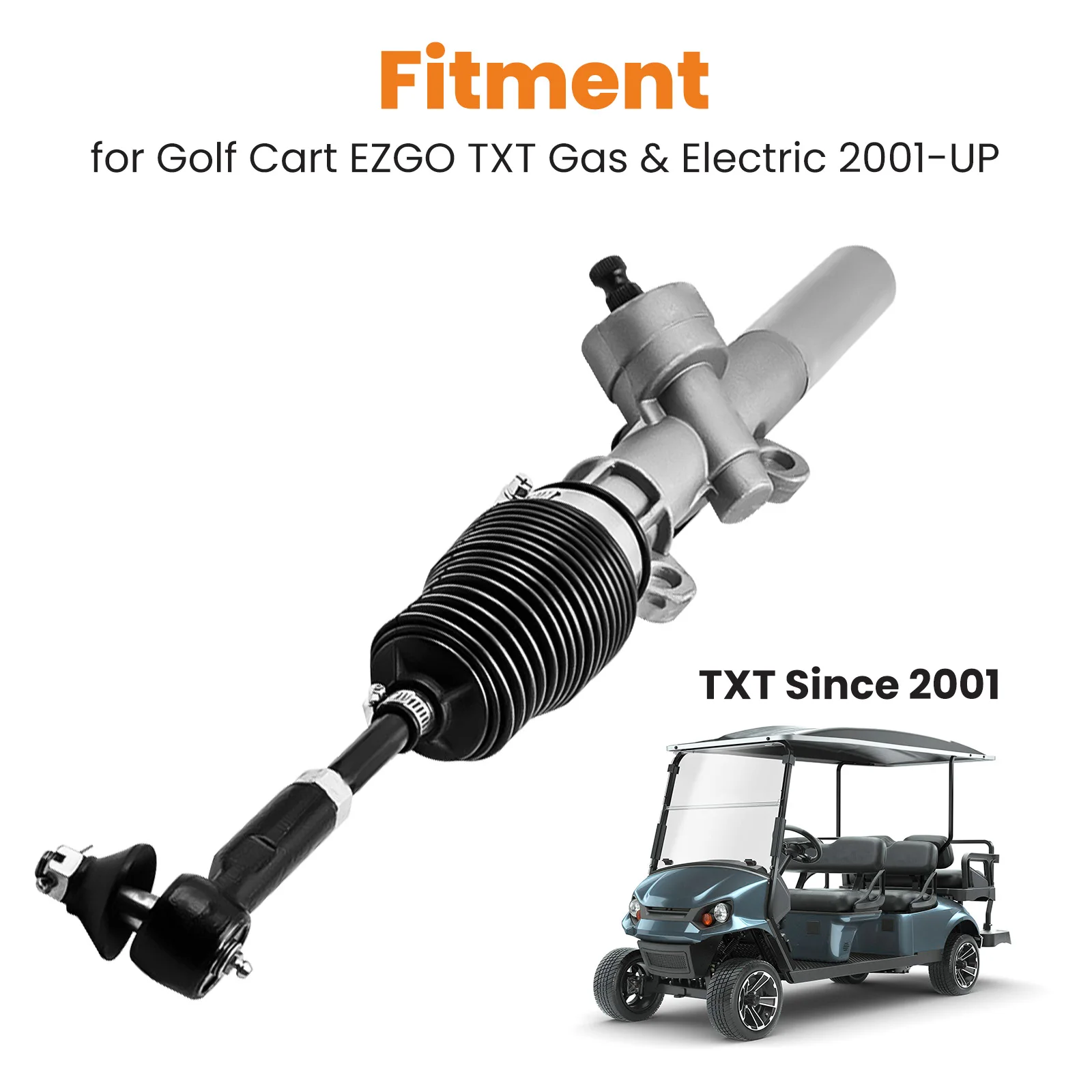 Steering Gear Box Rack For EZGO golf cart models 70964G01 70964G02 01-08
