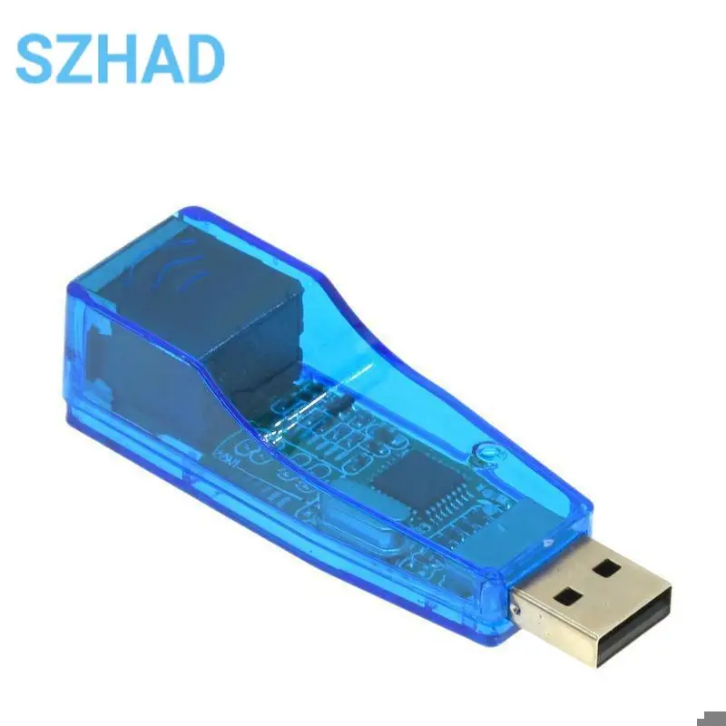 External USB USB To RJ45 Ethernet Adapter Wired Network Card LAN For Laptop Windows 7/XP/2K/2003 Connector QF9700