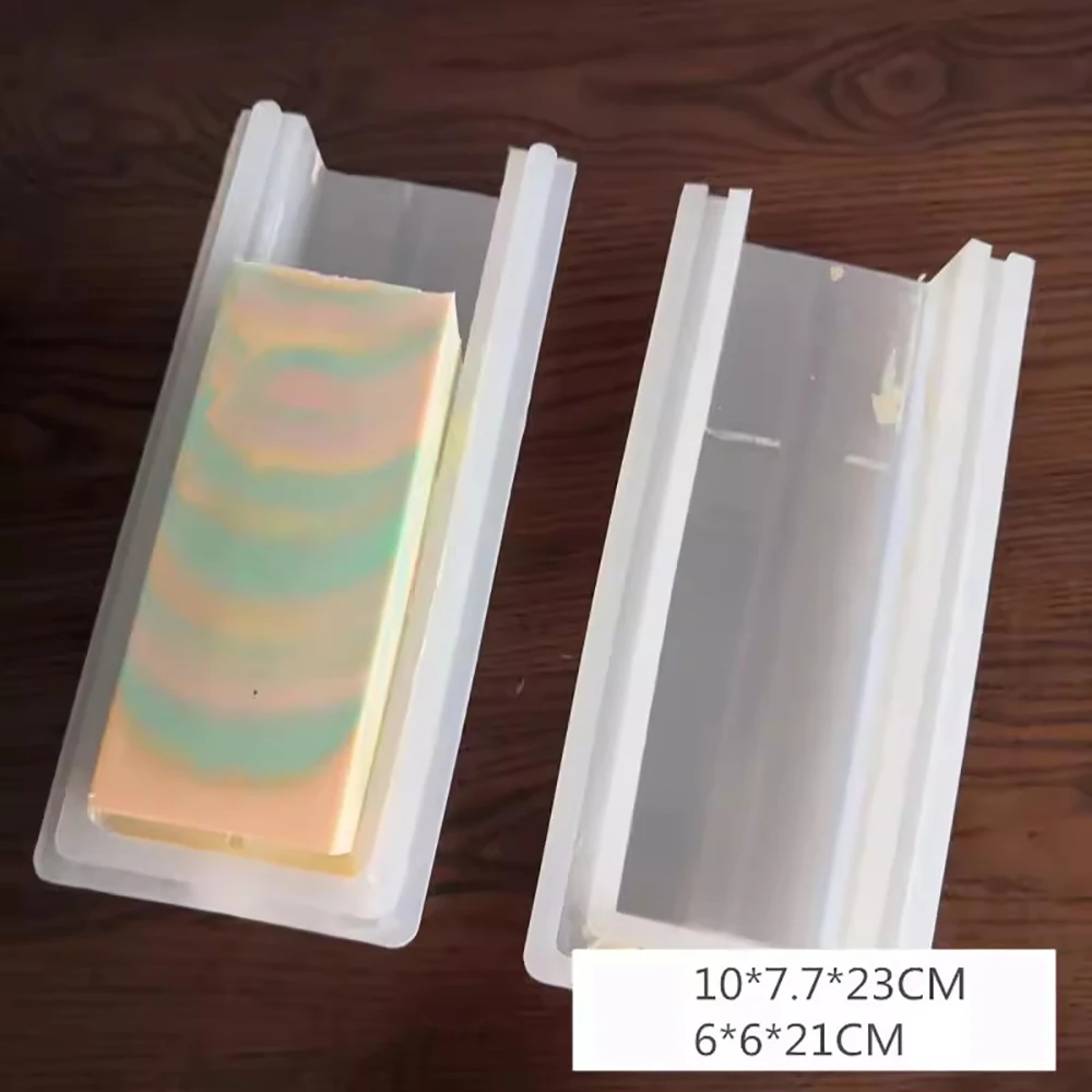 Sapone fatto a mano che fa stampo quadrato in Silicone fai da te 60x60MM capacità 755ML