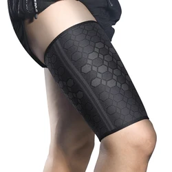 Thigh Compression Sleeves 1PC Hamstring Quad Wrap Thigh Support For Pulled Groin Muscle Sprains Workouts Sports Recovery Unisex