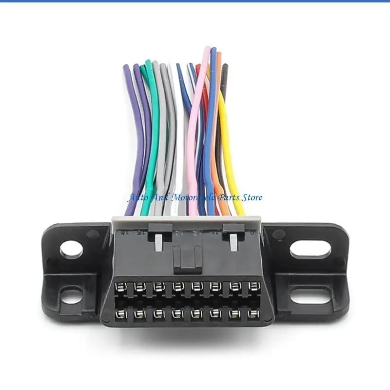 

P9FD OBDII ODB2 Удлинительный кабель OBD2 Разъем 16PIN J1962F Женский разъем жгута разъема