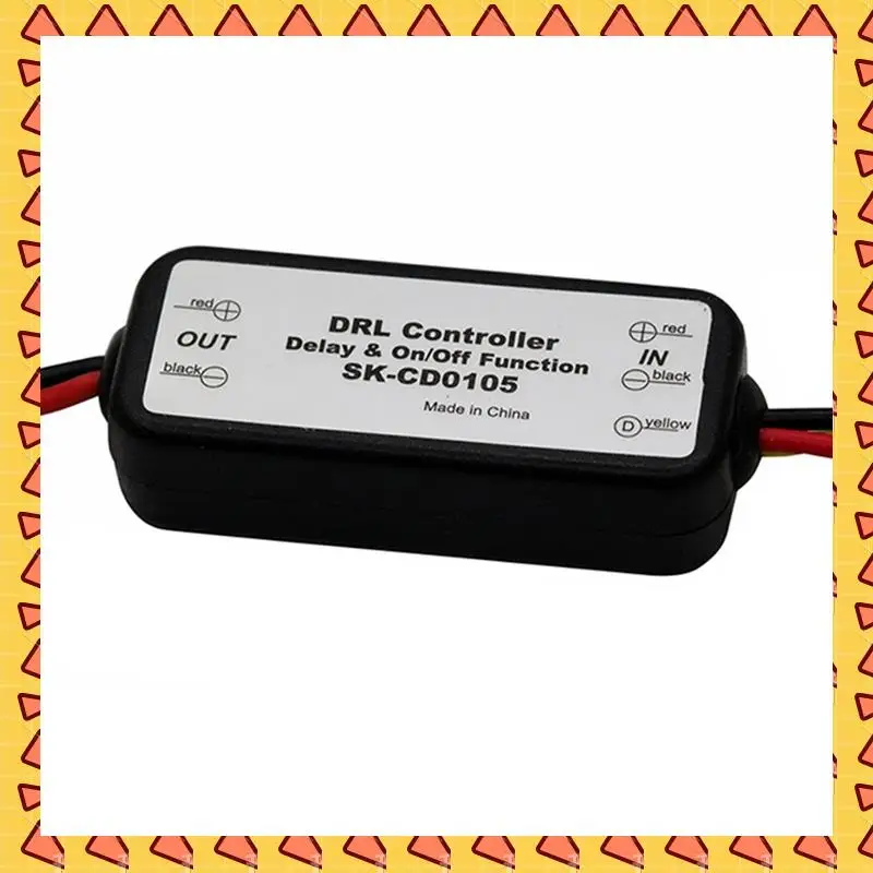 

A008 1Pcs DRL Controller Auto Car LED Daytime Running Light Relay Harness Dimmer On/Off 12-18V Fog Light Controller