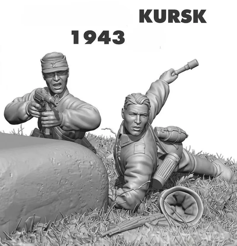 figura-de-resina-em-escala-1-35-kit-de-modelo-montado-soldado-de-fogo-2-pessoas-miniatura-militar-brinquedo-diy-diorama-desmontado-e-sem-pintura