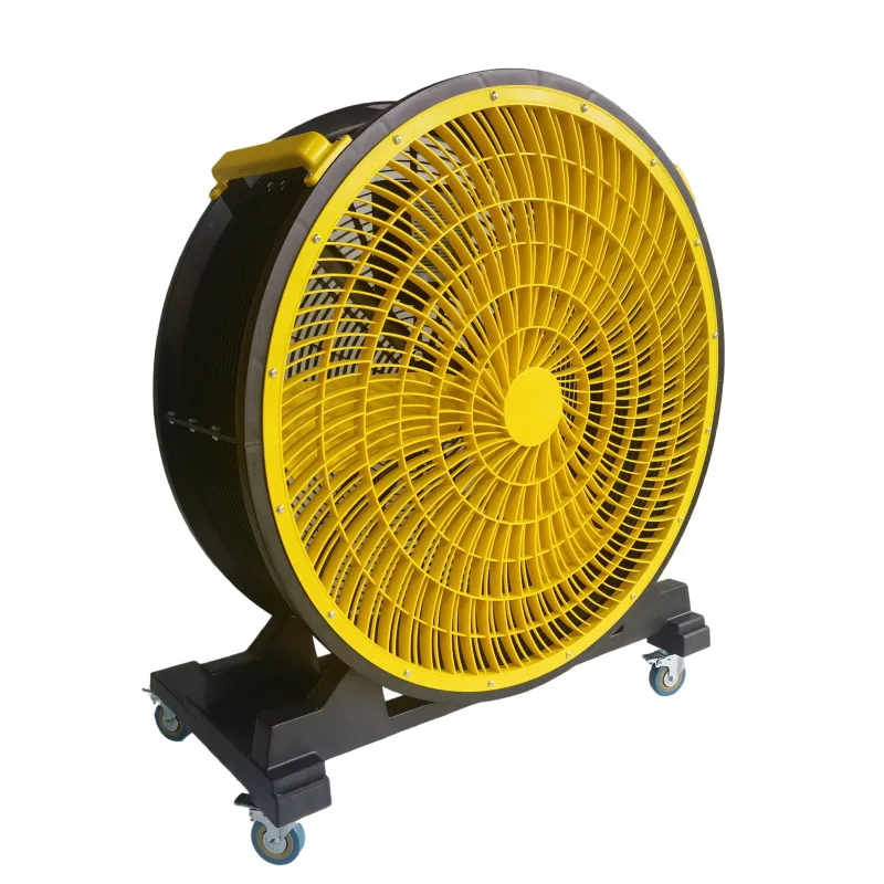30 Inch Mobile Industrial Large Fan 0.76 Meters Diameter Blond Reinforced PP Fan Blade, Mobile Fan