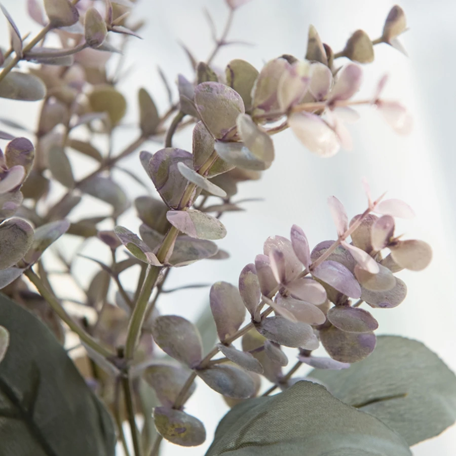 النباتات الاصطناعية البلاستيك الأوكالبتوس لحفل الزفاف wreبها بنفسك عيد الميلاد اكاليل الزهور ترتيب المنزل الديكور الحرفية ملحق