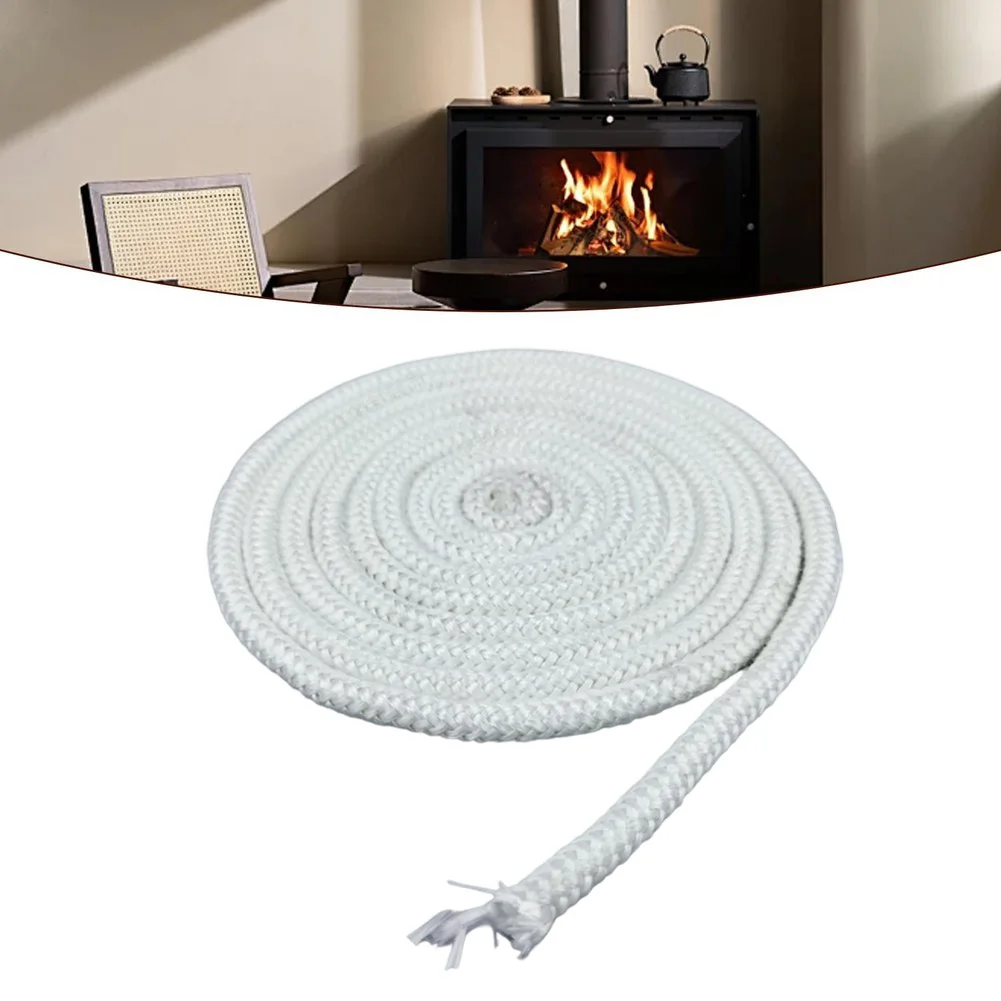 20mm Sealing Rope Fiberglass Fireplace Sealing Rope Fiberglass Fireproof Cord Wooden Burner Door Gasket Chimneys Boiler Seal