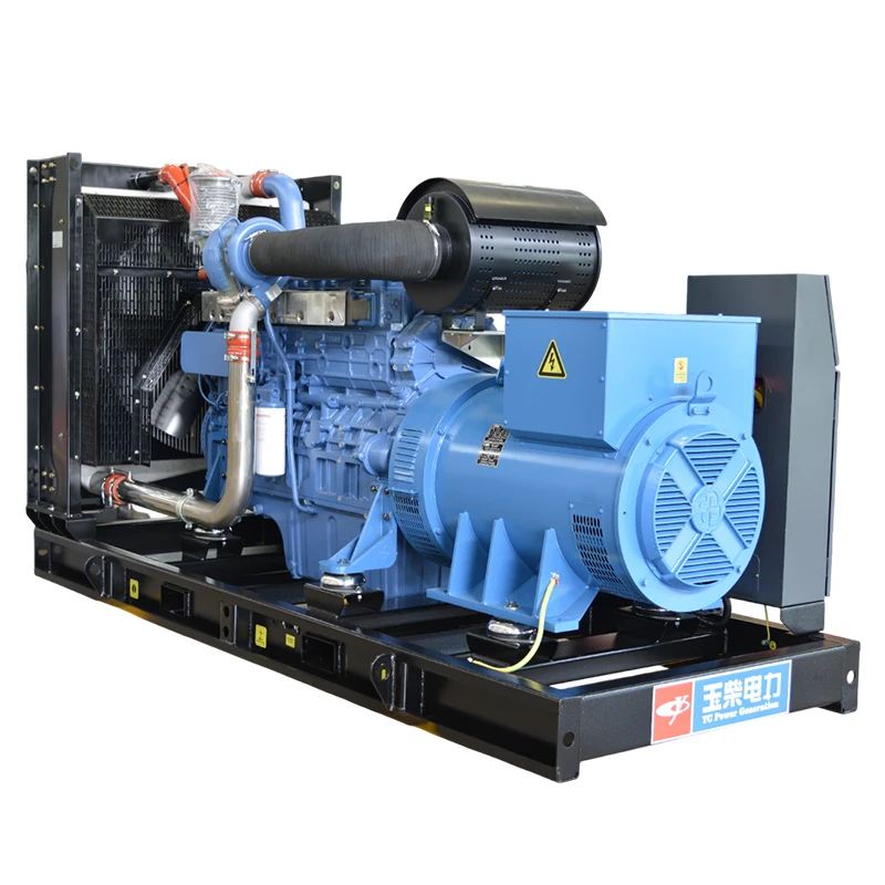 

500KW Yuchai Open Type Diesel Generator Electric Power Genset for Industrial Factory Emergency Backup Electricity Supply