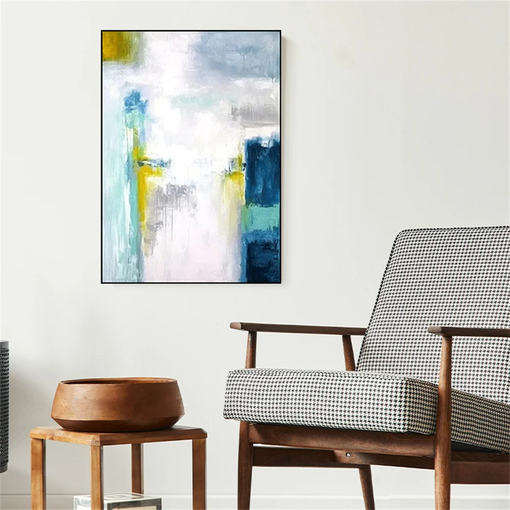 100% Hand drawn abstraction oil Painting Abstract Green Picture Home Decorative Art Picture Paint On Canvas As Good Gifts Mural