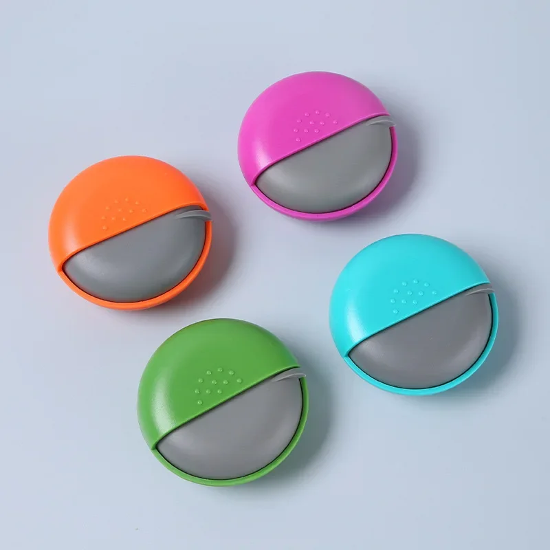 الملونة المحمولة جولة الدورية مقصورة واحدة الطب السفر سماعة لف صندوق تخزين صغير لطيف منظمة المنزل