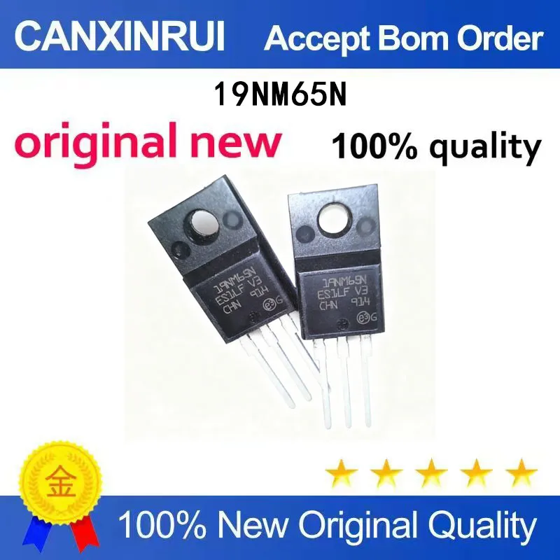 

(5-100 Pieces) 19NM65N brand new plastic sealed TO-220F field-effect transistor STF19NM65N