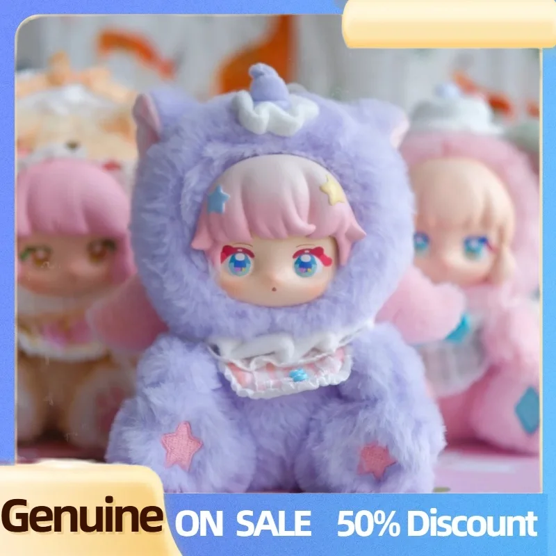 ของแท้นีนีซี แอนิมอล ปาร์ตี้ ซีรีส์ตุ๊กตาบลายด์บ็อกซ์ของเล่นสะสม Ninizee Figurine Kawaii Doo โต๊ะตกแต่งห้องสร้างสรรค์ของขวัญ