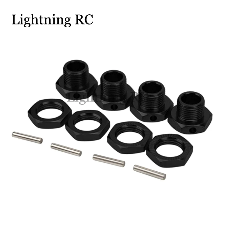 4PCS/Set RC Car 17mm Aluminum Alloy Wheel Hex Hubs Nut Pin 81011 For 1/8 HSP RC Crawler Car Parts 94762 94081