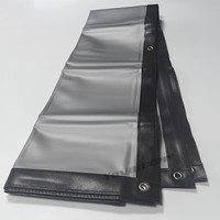 60-300 Inch Silver Front Projector Screen Fabric No Frame 16:9/4:3 Optional for Home Theater Outdoor 3D 4K