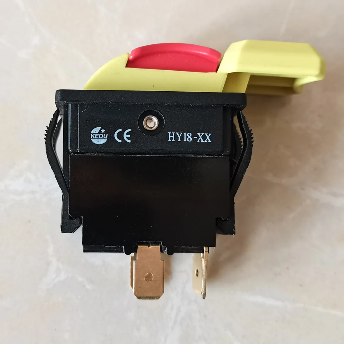 KEDU HY18-XX Lock Switch ON-OFF Key Switches Push Button Switch with Lock DPST 2HP 20A 125/250V CE E200089