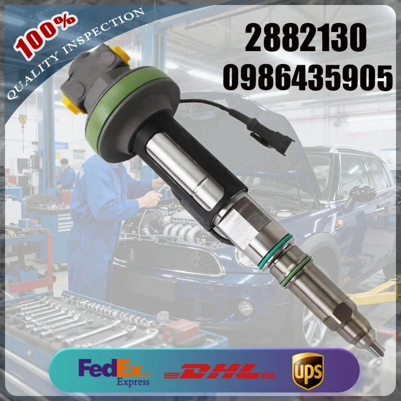 Common Rail Diesel Fuel Injector F00BJ00009 for Cummins Engine QSK19 QSK38 QSK50 QSK60 Part Number 2882130 0986435905