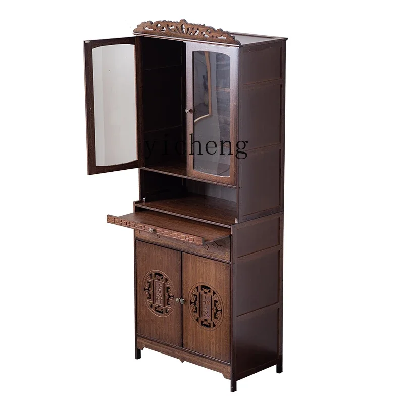 TQH household vertical cabinet with door economical Guanyin God of Wealth platform offering cabinet modern offering table