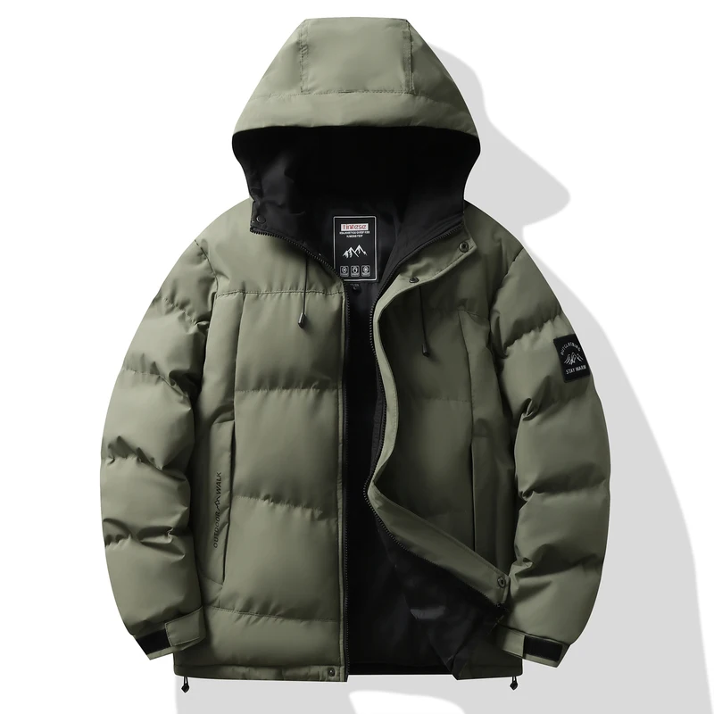 Winter Sports Down Jacket Mens Comfortable Couple Fashionable Womens Lightweight Outdoor Solid Color Waterproof Leisure Fashion