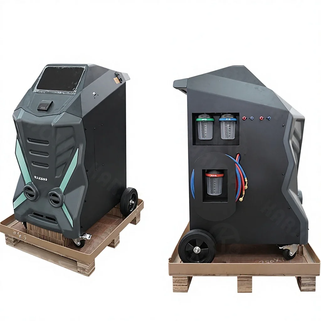 Karjoys Dual System A/C Machine For R134a&R1234yf Refrigerant Dual Gas Automatic A/C Recycling And Refueling Machine