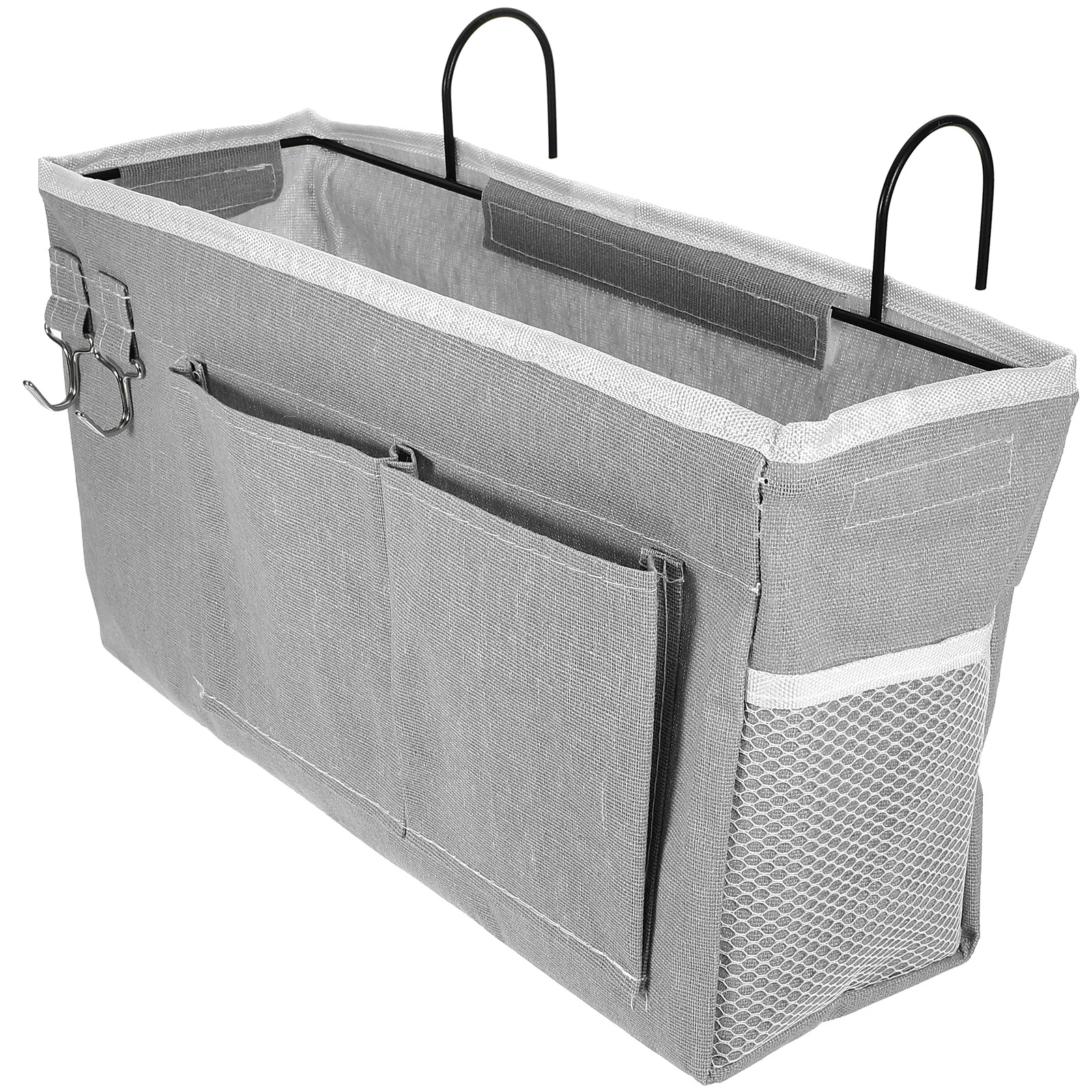 

Bedside Hanging Fabric Organizer Bag Sundries Storage for Dormitory Bed Office Desk Bedside Holder Dorm Bed Hanging Bag