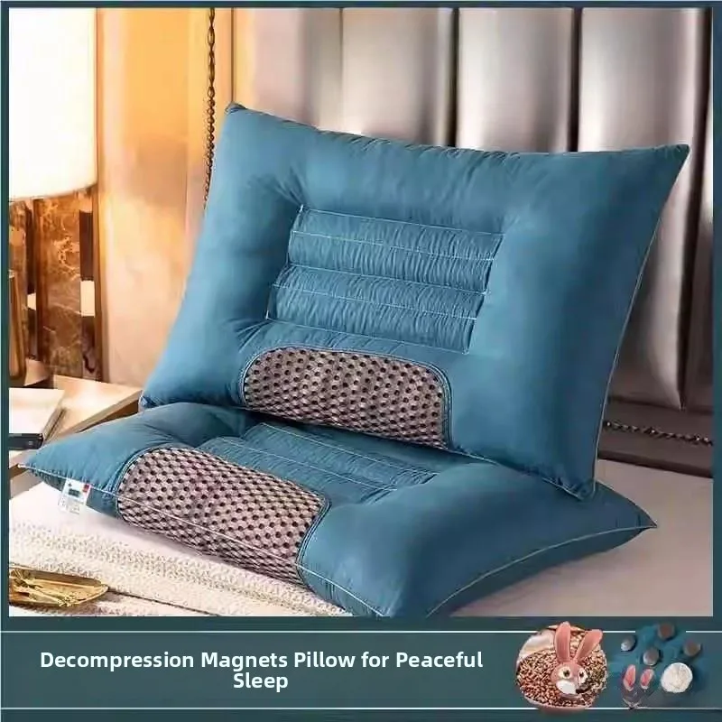 

Non-Sagging Ne Support Pillow Core Set for Students Home Use Rectangular ape Air Fiber Filling Universal Polyester Cover