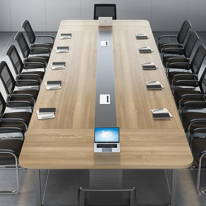 Long Table Meeting  And Chair Staff Meeting Negotiation  Office Conference  Long