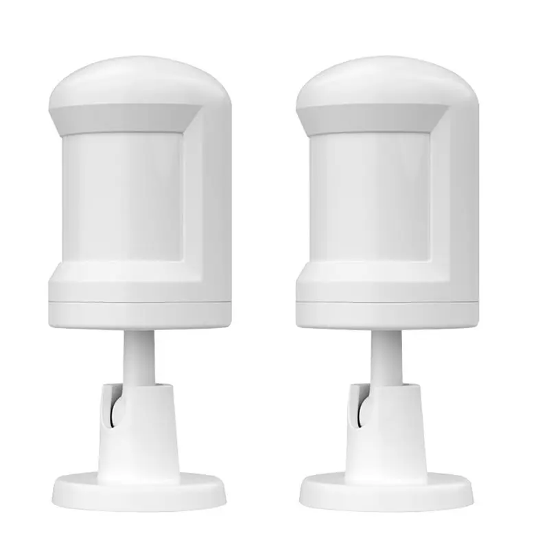 

ABGN 2Pcs TUYA Human Body Sensor Zigbee Motion Security Wireless Connection Light Intensity Gateway PIR Human Body Sensor