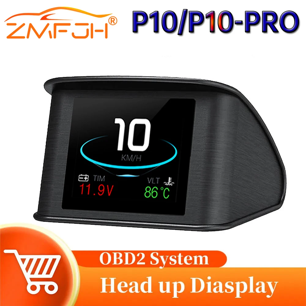 

HUD OBD2/GPS Headup Display For Car Smart Gauge Digital Speed RPM Water Temp Fuel Consumption Smart Car System Car Accessoires