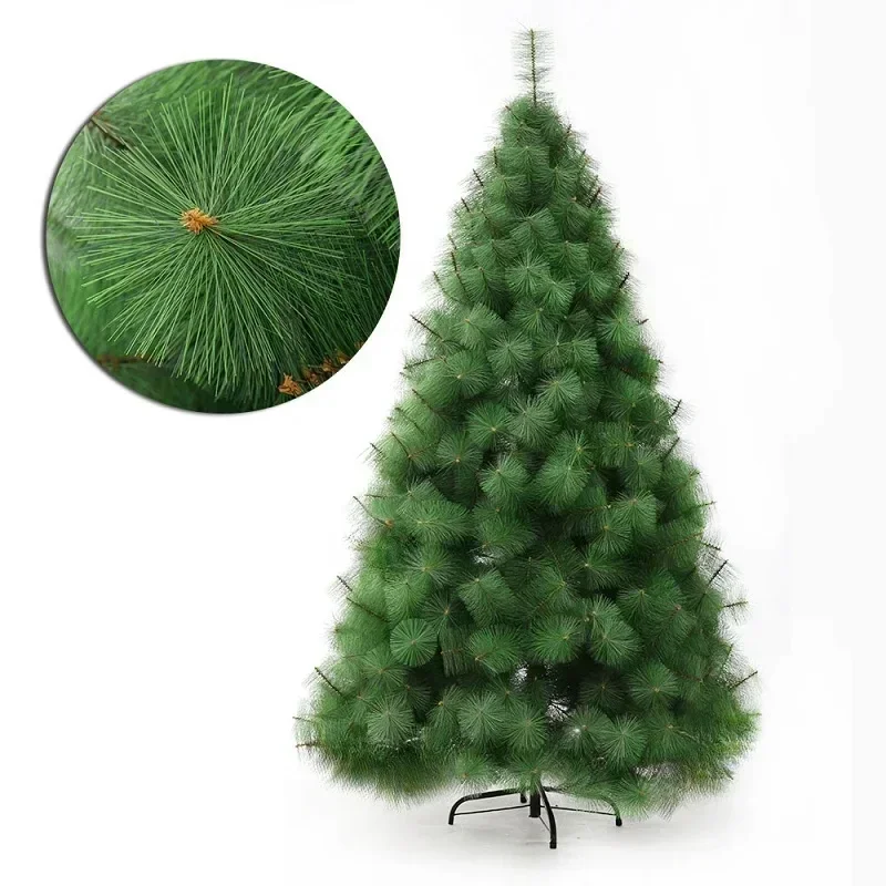 PE Encrypted Christmas Tree Simulation Pine Needle Christmas Tree Home Decor Supplies Christmas Tree Ornaments 90-300cm