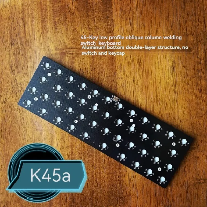 K45a Low-Profile-Tastatur, lötbar, Einzelmodus, 40 % Layout, 45-Tasten-Fläschchen, Mini-Tastatur, mechanische Gaming- und Bürotastaturen
