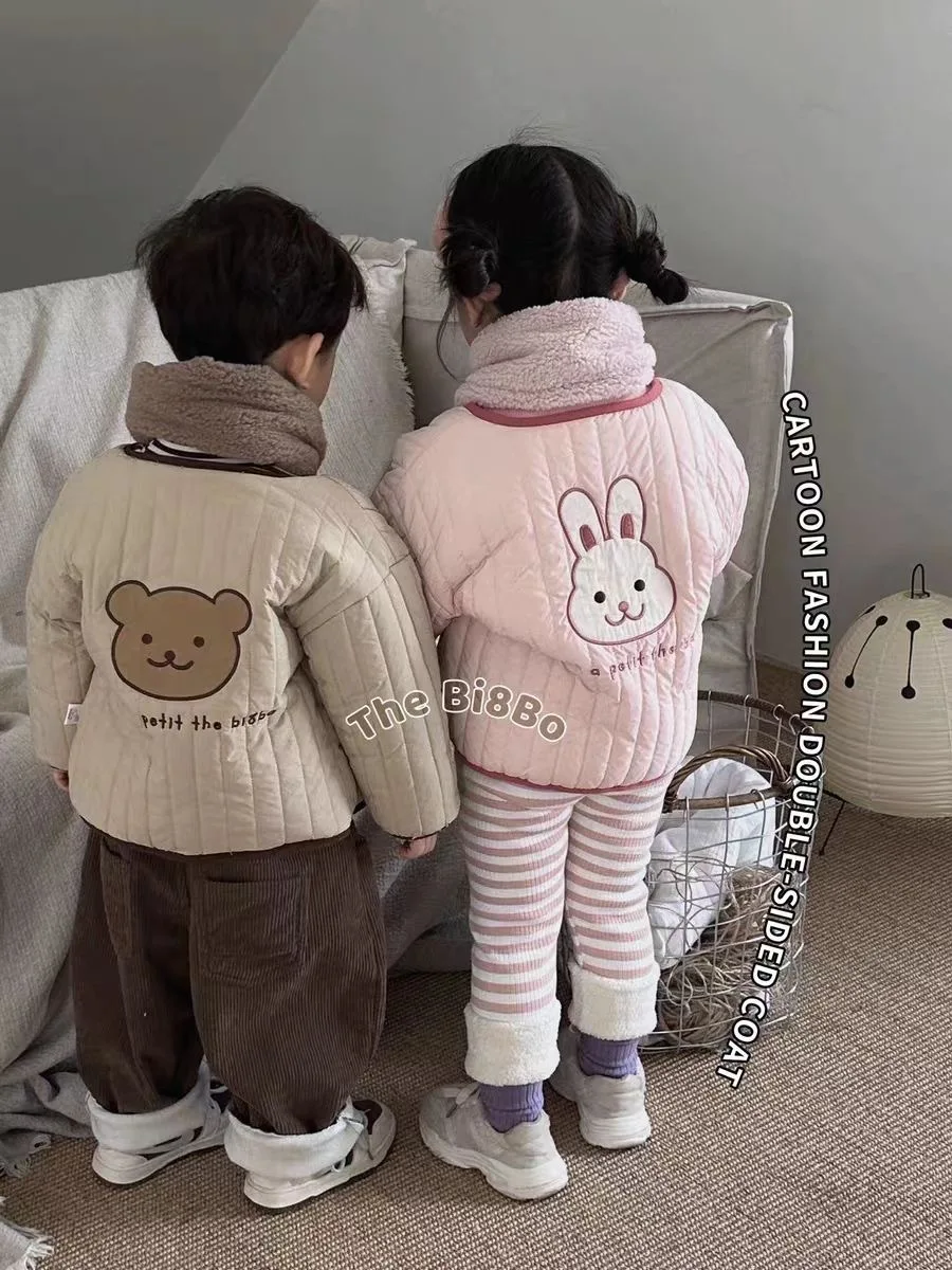 سترة دافئة للأطفال حديثي الولادة من الأولاد والبنات معطف شتوي كاجوال من القطن بأكمام طويلة ملابس للأطفال الصغار بسحاب مع وشاح #5