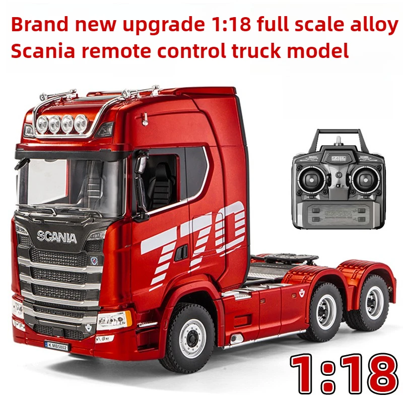 

Cool Stuff Toy Car Funny Gift-Upgrade 1:18 Full Scale Scania Rc Truck,39cm Super Large Alloy Rc Cars,Toys for Boys,Monster Truck