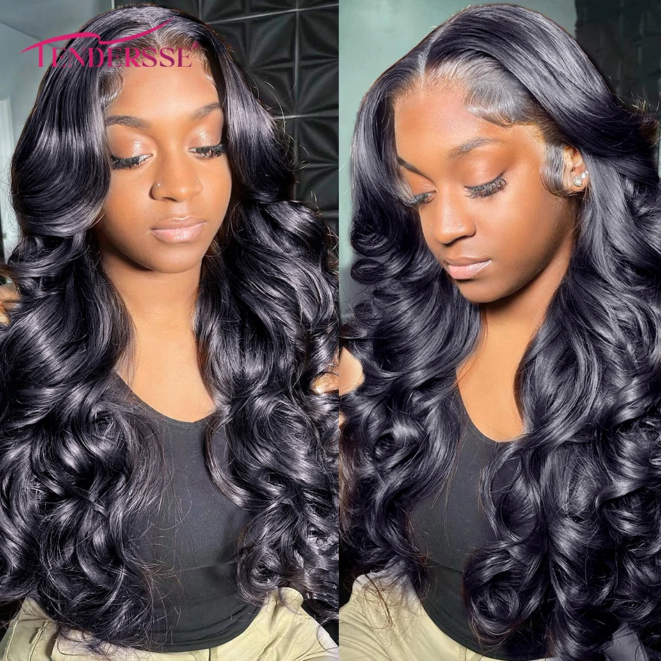 

100% Vietnamese Donor Human Hair Double Drawn Bouncy Loose Body Wave Glueless 13X4 HD Lace Frontal wigs 250% Density Pre Plucked