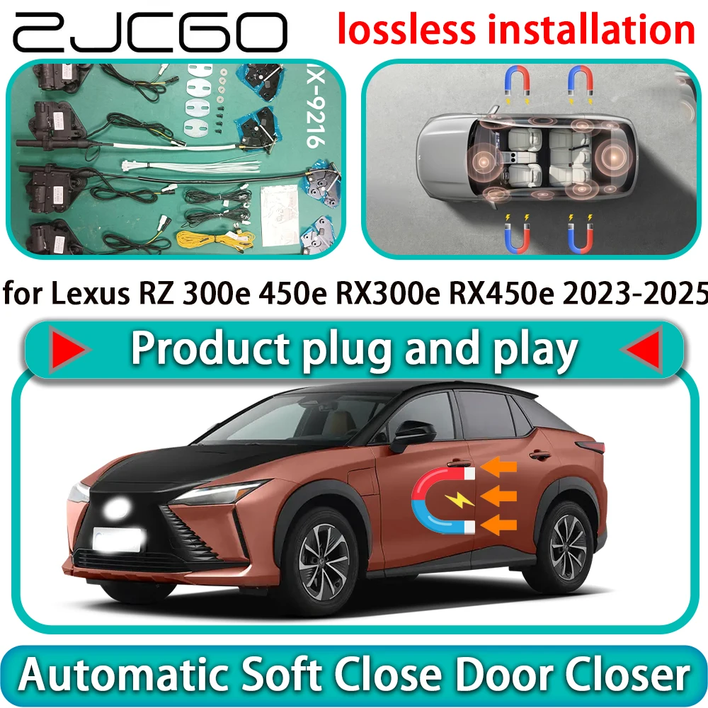 

for Lexus RZ 300e 450e RX300e RX450e 2023-2025 Auto Pull Soft Close Door Kit Power Latch Electric Door Catch Soft Closing Assist