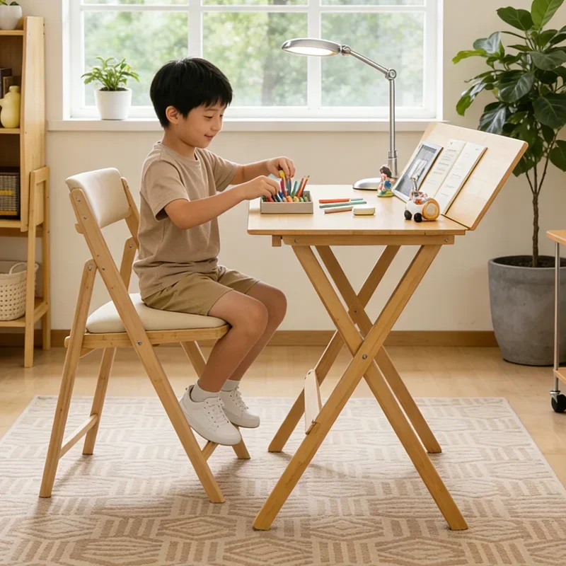 Exquisite Multi-functional Folding table Rectangle desk Computer table, desk worktable Small apartment dining table